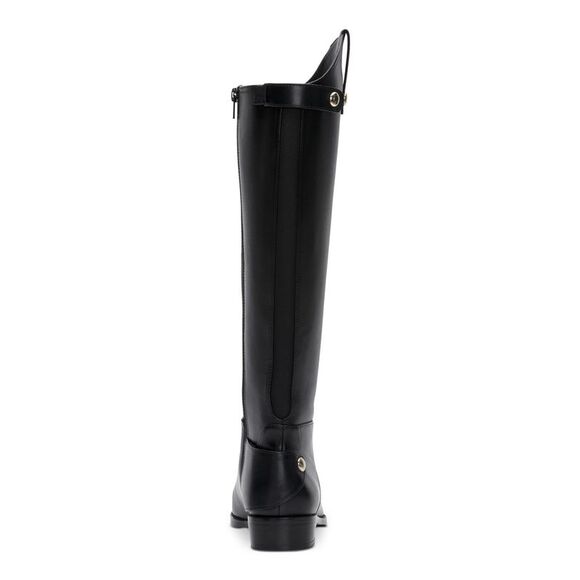 INC Womens Black Pull Tabs Snap Aleah Toe Stacked Heel Leather Riding Boot 6.5 M - Picture 2 of 4